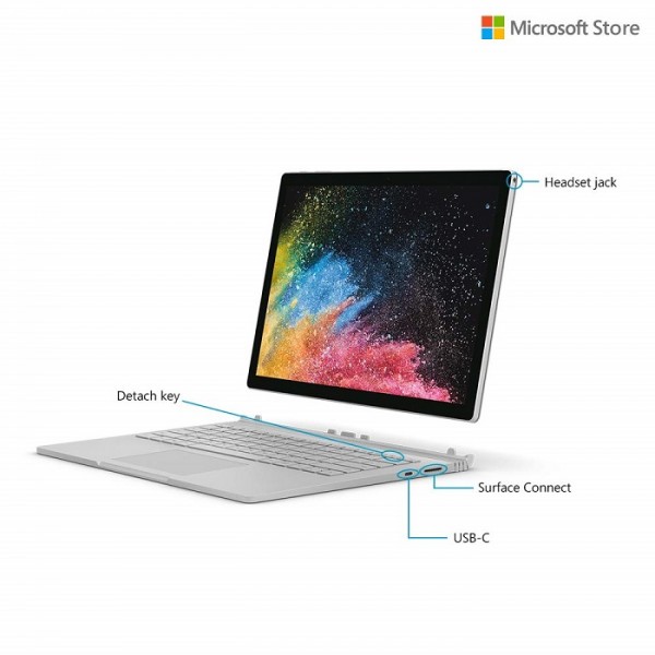 MICROSOFT SURFACE BOOK 2 - 13.5" - CORE I5 8350U - 8 GB RAM - 256 GB SSD - ENGLISH