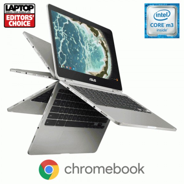 ASUS Chromebook Flip Laptop-C302CA-DHM4 |12.5-in|Intel® Core™ m3-6Y30 Processor|4GB 64GB eMMC|Graphics Intel HD Graphics 515|Chrome OS|LED Backlit FHD 1920x1080 16:9 Touch Screen with Corning® Gorilla® Glass|Features a flexible 360 degree hinge