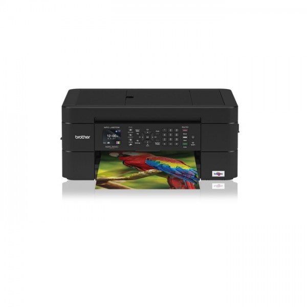 Brothers Wireless Color Inkjet All-in-One Printer with Mobile Device and Duplex Printing-MFC-J497DW
