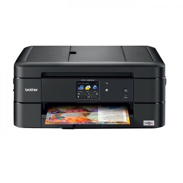 Brothers Compact and Easy to Connect Inkjet All-in-One Printer-MFC-J680DW
