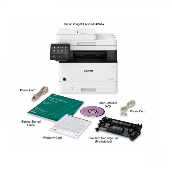 Canon imageCLASS MF424dw - All in One, Wireless, Mobile Ready Laser Printer-2222C003
