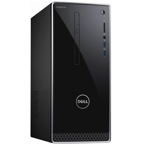 Dell Inspiron (i3668-5113BLK-PUS) Tower Desktop Black with Silver Trim | 7th Generation Intel Core i5-7400 processor | 1TB 7200 rpm Hard Driv |Tray load DVD Drive | 12GB 2400MHz DDR4 up to 16GB | Windows 10 Home 64-bit