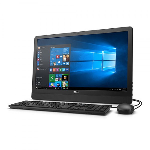 Dell Inspiron i3455-1241BLK All-in-One Desktop, 23.8 Inch FHD Screen, AMD Quad E2-7110 1.8 GHz Processor, 4 GB DDR3L SDRAM, AMD Radeon R2 Graphics