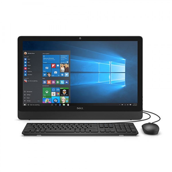 Dell Inspiron i3455-1241BLK All-in-One Desktop, 23.8 Inch FHD Screen, AMD Quad E2-7110 1.8 GHz Processor, 4 GB DDR3L SDRAM, AMD Radeon R2 Graphics