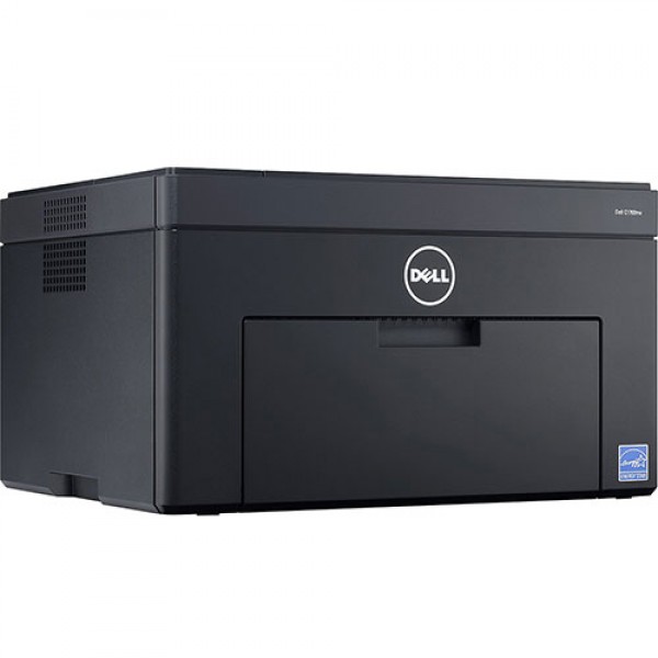 Dell - C1760nw Wireless Color Printer - Black