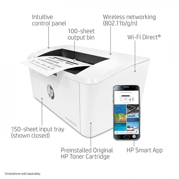 HP LaserJet Pro M15w Printer-W2G51A
