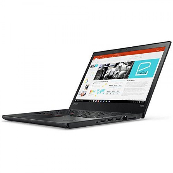Lenovo ThinkPad T470 Laptop Computer, Intel Dual Core i5-7200U processor, Windows 10 Pro 64 bit, Intel HD Graphics 620, 14" HD Display, 240GB Solid State Drive, 16GB RAM