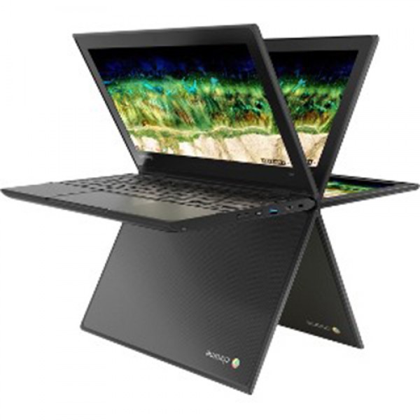 Lenovo 500e Chromebook Laptop-81ES0007CA|11.6-in|Intel® Celeron® N3450U Processor (1.10GHz 2MB)|4GB 32GB eMMC|Intel HD Graphics 500|Chrome OS|IPS Multitouch Glossy (1366x768) with integrated camera