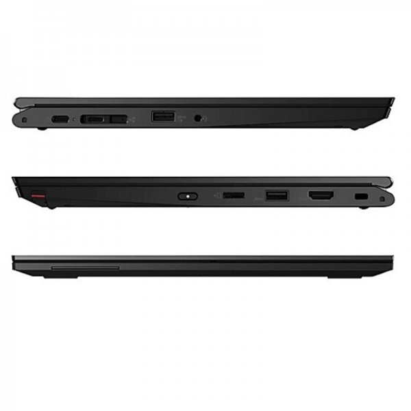 Lenovo ThinkPad L13 Yoga 20R5 - Flip design - Core i3 10110U / 2.1 GHz - Win 10 Pro 64-bit - 4 GB RAM - 128 GB SSD NVMe - 13.3" IPS touchscreen 1920 x 1080 (Full HD) - UHD Graphics - Wi-Fi, Bluetooth - black