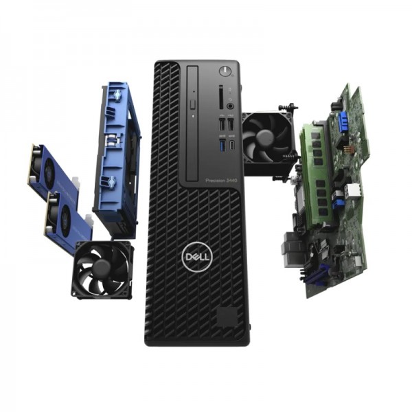 Dell Precision 3440 Small Form Factor - SFF - 1 x Core i5 10500 / 3.1 GHz - vPro - RAM 8 GB - HDD 500 GB - DVD-Writer - UHD Graphics 630 - GigE - Win 10 Pro 64-bit - monitor: none - BTP - with 3 Years Hardware Service with Onsite/In-Home Service After Rem