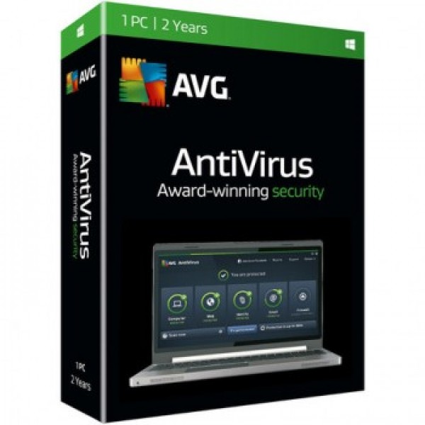 AVG ANTIVIRUS 2015, 1 USER 2 YEAR
