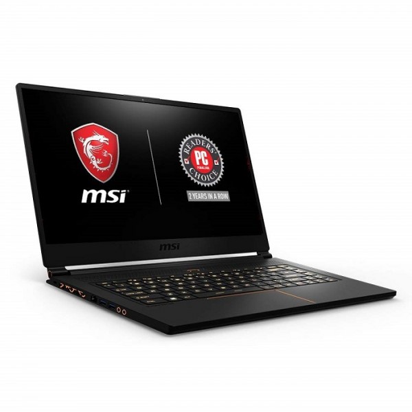 MSI GS65 Stealth THIN-051 15.6" 144Hz 7ms Ultra Thin Gaming Laptop GTX 1060 6G, i7-8750H 6 Core, 16GB RAM, 256GB SSD, RGB KB VR Ready, Metal, Black w/ Gold Diamond Cut, Win 10 Home 64bit