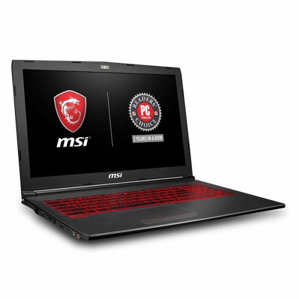 MSI GV62 8RD-200 15.6" Full HD Performance Gaming Laptop PC i5-8300H, GTX 1050Ti 4G, 8GB RAM, 16GB Intel Optane Memory + 1TB HDD, Win 10 64 bit, Black, Steelseries Red Backlit Keys