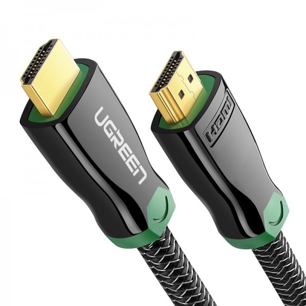 UGREEN HDMI 2.0 Cable High Speed Braided 4K HDMI Cable UHD 3D Gold Plated Connectors HDMI Cords Support Audio Return for Nintendo Switch, PC, Xbox, PS3, PS4, Nintendo Wii, UHD TV (10ft/3m)