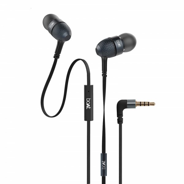 New Boat BassHeads 225 in-Ear Super Extra Bass Headphones (Black)