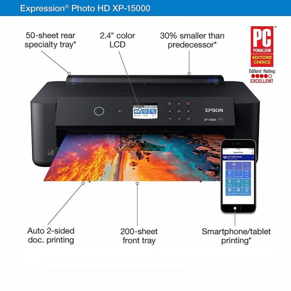 Expression Photo HD XP-15000 Wireless Color Wide-Format Printer