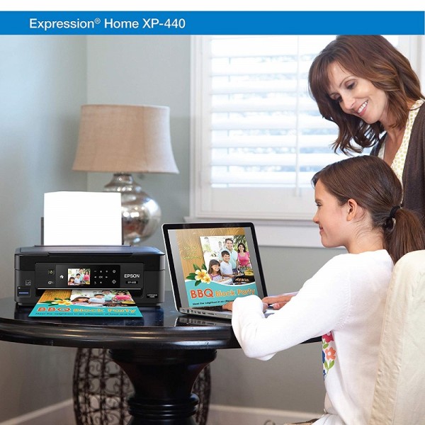 Epson Expression Home XP-440 Wireless Color Photo Printer with Scanner and Copier