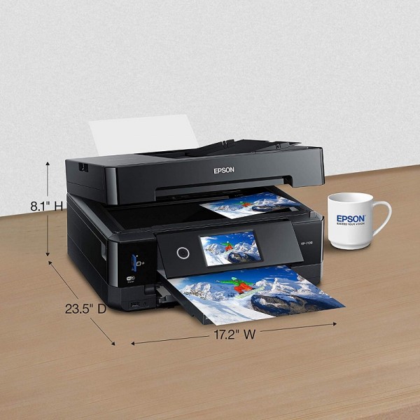 Epson Expression Premium XP-7100 Wireless Color Photo Printer with ADF, Scanner and Copier