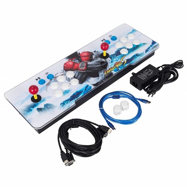 Happybuy Arcade Game Console 999 Classic Video Game Console Double Stick 2 Players for Pandora's Box 5S Arcade Console with HDMI VGA USB for TV PC Retro Arcade Gaming Console