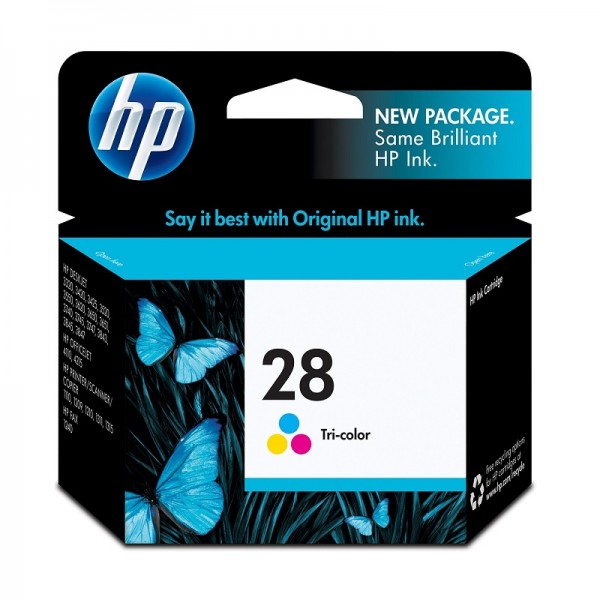 HP 28 Tri-color Original Ink Cartridge (C8728AN)