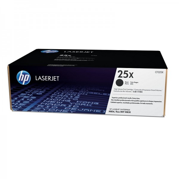 HP 25X High Yield Black Original LaserJet Toner Cartridge (CF325X)