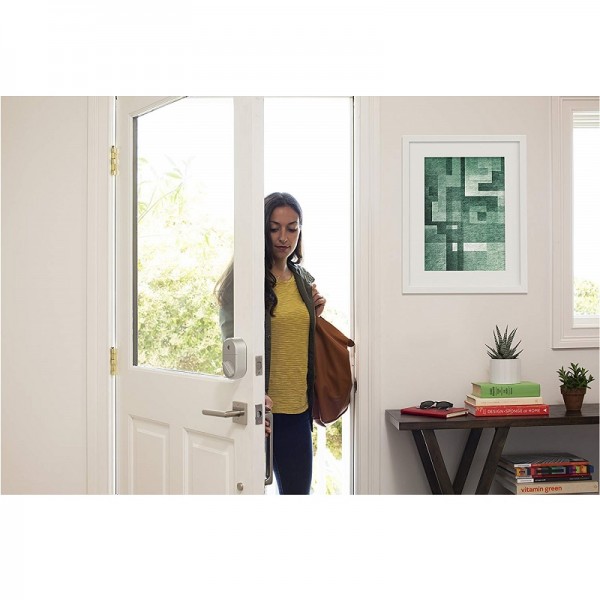 August Smart Lock - Keyless Home Entry with Your Smartphone - Silver