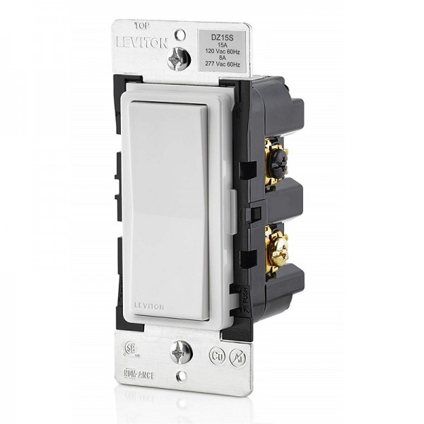 Leviton DZ15S-1BZ Decora Smart Z-Wave Plus On/Off Wall Switch