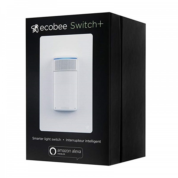 ecobee Switch+ Smart Light Switch, Amazon Alexa Built-in