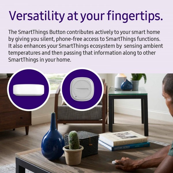SmartThings by Samsung Smart Button, White