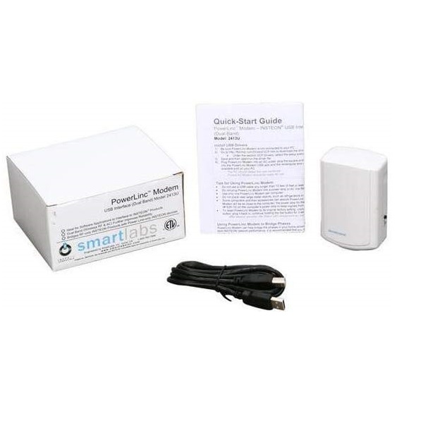 Insteon 2413U USB Modem Interface, Dual-Band (White)