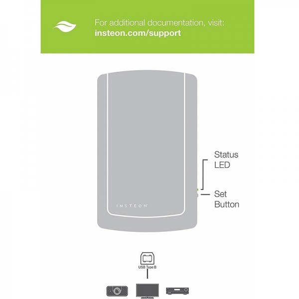 Insteon 2413U USB Modem Interface, Dual-Band (White)