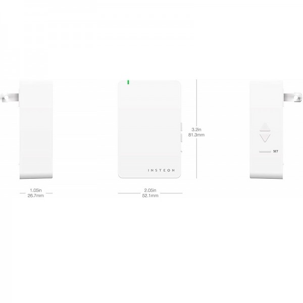 Insteon 2457D2 LampLinc INSTEON Plug-In Lamp Dimmer Module Dual-Band, 2-Pin