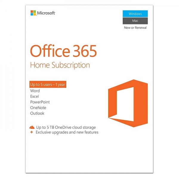 Microsoft Office 365 Home - 1 Year