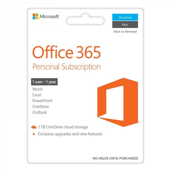 Microsoft Office 365 Personal - 1 Year