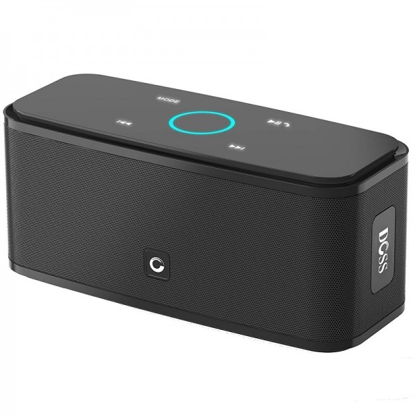 Bluetooth Speaker, DOSS SoundBox Portable Wireless Bluetooth 4.0 Touch Speakers with 12W HD Sound, Bold Bass, Bulit-in Mic, 12H Playtime for Phone, Tablet, TV, and More
