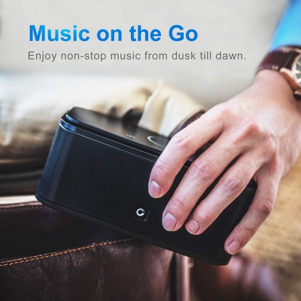 Bluetooth Speaker, DOSS SoundBox Portable Wireless Bluetooth 4.0 Touch Speakers with 12W HD Sound, Bold Bass, Bulit-in Mic, 12H Playtime for Phone, Tablet, TV, and More