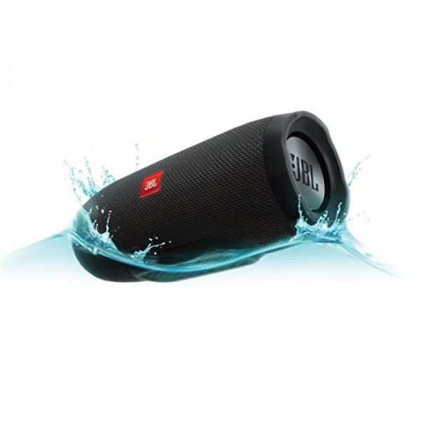 JBL Charge 3 Waterproof Portable Bluetooth Speaker (Black)