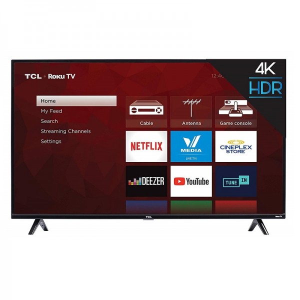 TCL 50S425-CA 4K Ultra HD Smart LED Television (2019), 50"