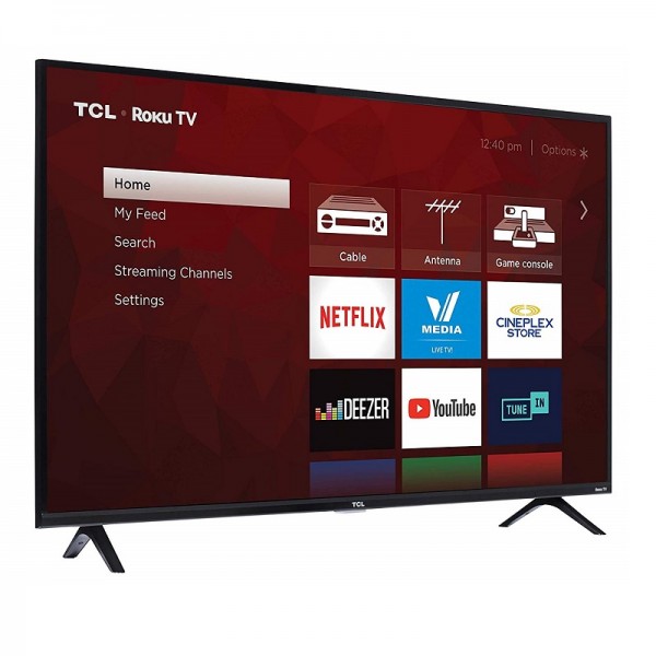 TCL 50S425-CA 4K Ultra HD Smart LED Television (2019), 50"