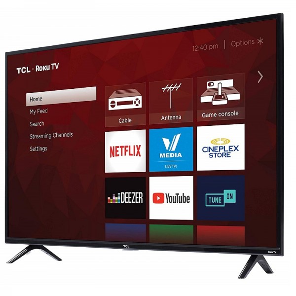 TCL 50S425-CA 4K Ultra HD Smart LED Television (2019), 50"